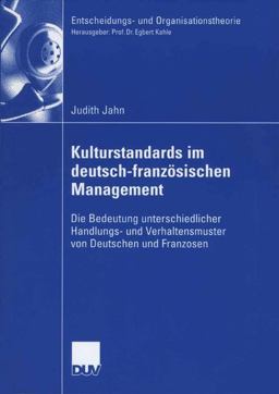 Kulturstandards Im Deutsch-Französischen Management