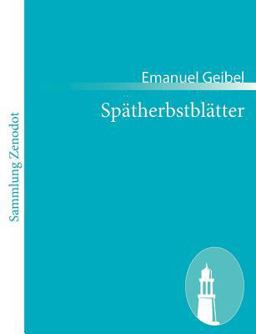 Spätherbstblätter