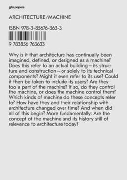 Architecture / Machine Gta Papers 1 2018 9783856763633 Front Cover
