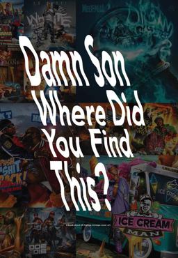 Damn Son Where Did You Find This? A Book about US Hiphop Mixtape Cover Art  9783863359775 Front Cover