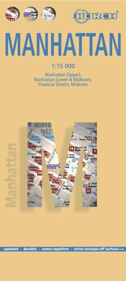Manhattan 1 : 15 000 (Borch Maps) Dec  9783866093089 Front Cover