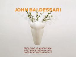John Baldessari: Brick Bldg, Lg Windows W/Xlent Views, Partially Furnished, Renowned Architect