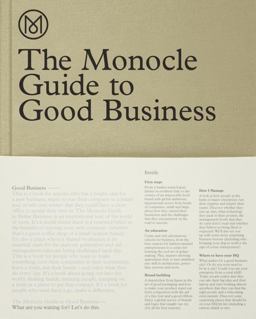 Monocle Guide to Good Business  9783899555370 Front Cover