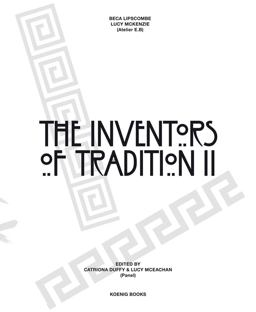 Beca Lipscombe and Lucy Mckenzie: the Inventors of Tradition II