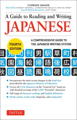 Guide to Reading and Writing Japanese Fourth Edition, JLPT All Levels (2,136 Japanese Kanji Characters) 4th 9784805311738 Front Cover