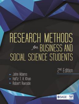 Research Methods for Business and Social Science Students 2nd 9788132113669 Front Cover