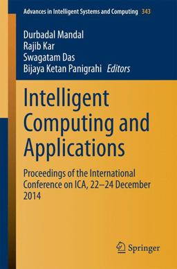 Intelligent Computing and Applications Intelligent Computing and Applications