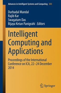 Intelligent Computing and Applications Intelligent Computing and Applications