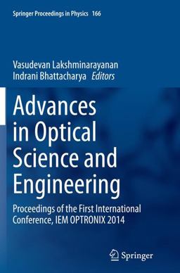 Advances in Optical Science and Engineering