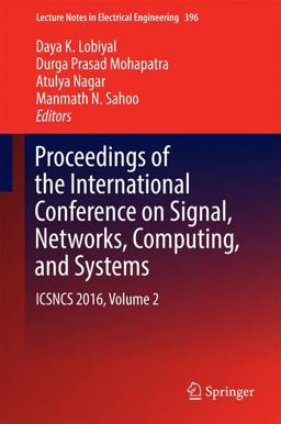Proceedings of the International Conference on Signal, Networks, Computing, and Systems