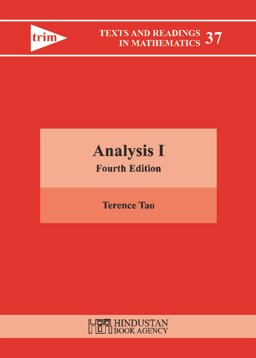 Analysis I 4th 9788195196197 Front Cover