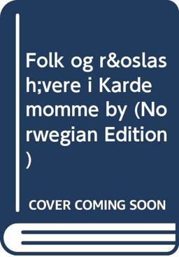 FOLK OG REVERE I KARDEMOMME  9788202045944 Front Cover