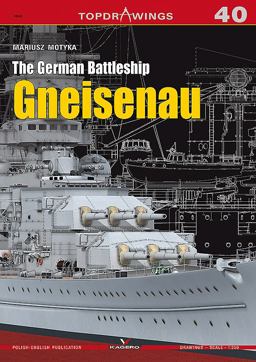 German Battleship Gneisenau  9788365437297 Front Cover