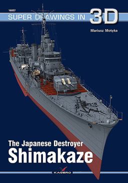Japanese Destroyer Shimakaze 2018 9788365437761 Front Cover