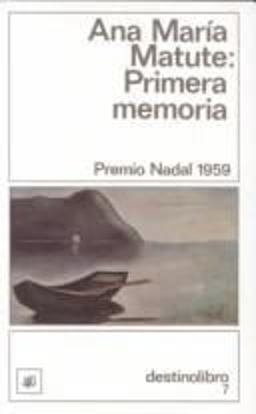 Primera Memoria  9788423307265 Front Cover