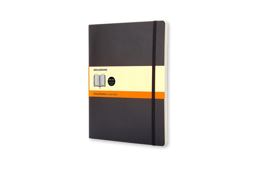 Moleskine Classic Notebook, Extra Large, Ruled, Black, Soft Cover (7. 5 X 10)  9788883707223 Front Cover