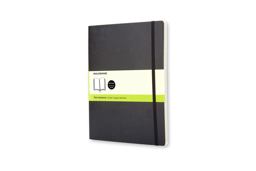 Moleskine Classic Notebook, Extra Large, Plain, Black, Soft Cover (7. 5 X 10)  9788883707261 Front Cover