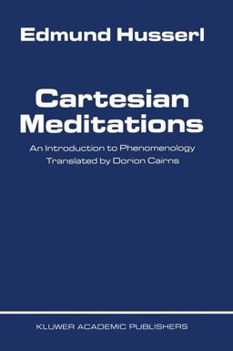 Cartesian Meditations An Introduction to Phenomenology  9789024700684 Front Cover