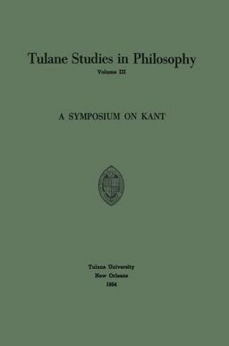 A Symposium on Kant
