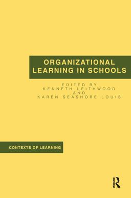 Organizational Learning in Schools  9789026515408 Front Cover