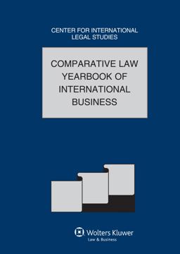 Comparative Law Yearbook of International Business. Special Issue 2012
