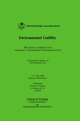 Environmental Liability Environmental Liability