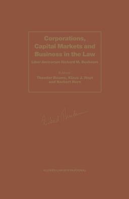 Corporations, Capital Markets Ad Business in the Law