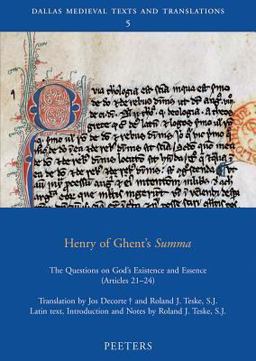 Henry of Ghent's Summa
