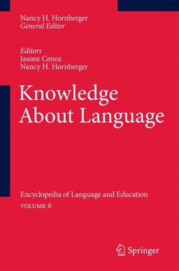Knowledge about Language Knowledge about Language