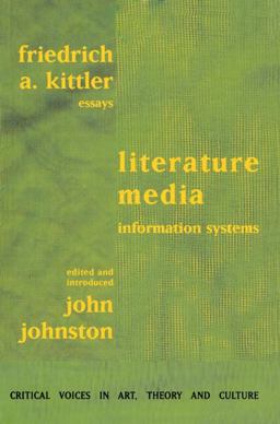 Literature, Media, Information Systems  9789057010613 Front Cover