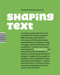Shaping Text Type, Typography and the Reader  9789063692230 Front Cover