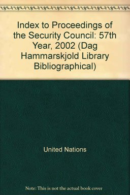 Index to Proceedings of the Security Council