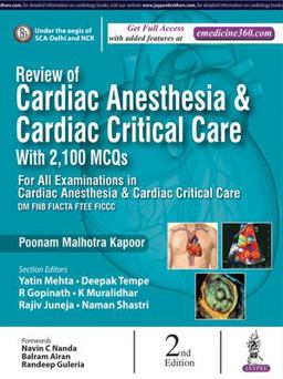 Review of Cardiac Anesthesia With 2100 Mcqs:  9789352700660 Front Cover
