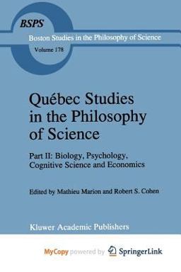 Quebec Studies in the Philosophy of Science