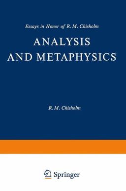 Analysis and Metaphysics