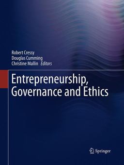 Entrepreneurship, Governance and Ethics Entrepreneurship, Governance and Ethics