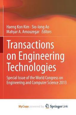 Transactions on Engineering Technologies Transactions on Engineering Technologies