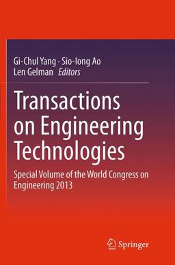 Transactions on Engineering Technologies Transactions on Engineering Technologies