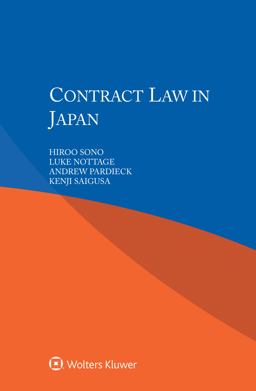 Contract Law in Japan Contract Law in Japan