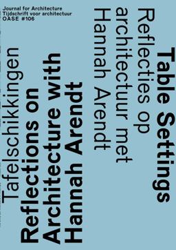 OASE 106: Table Settings OASE 106: Table Settings