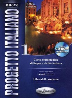 Progetto Italiano 1 Corso Multimediale Di Lingua E Civilta Italiana (Pk W/Cd)  9789606632242 Front Cover