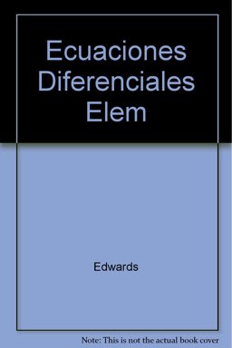 Ecuaciones Diferenciales Elem