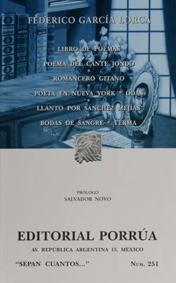 Libro de Poemas Incluye Yerma