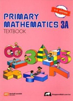 Primary Mathematics 3A Textbook  9789810185022 Front Cover