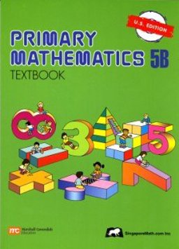 Primary Mathematics 5B Textbook 1st 9789810185114 Front Cover