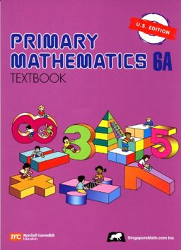 Primary Mathematics 6A Textbook  9789810185145 Front Cover