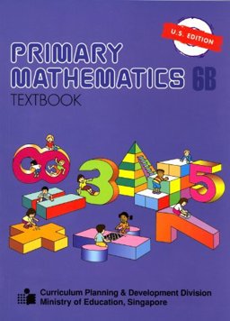 PRIMARY MATHEMATICS 6B-TEXTBOO  9789810185152 Front Cover