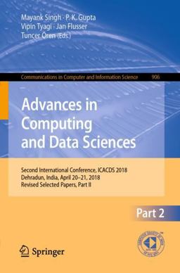 Advances in Computing and Data Science