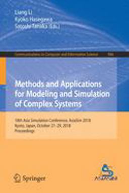 Methods and Applications for Modeling and Simulation of Complex Systems