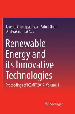 Renewable Energy and Its Innovative Technologies